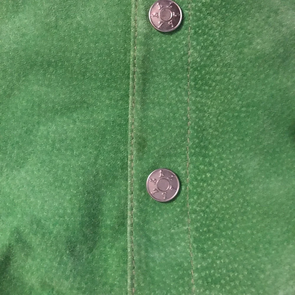 Live A Little Women’s 100% Leather Jacket Medium Vintage - Picture 4 of 7